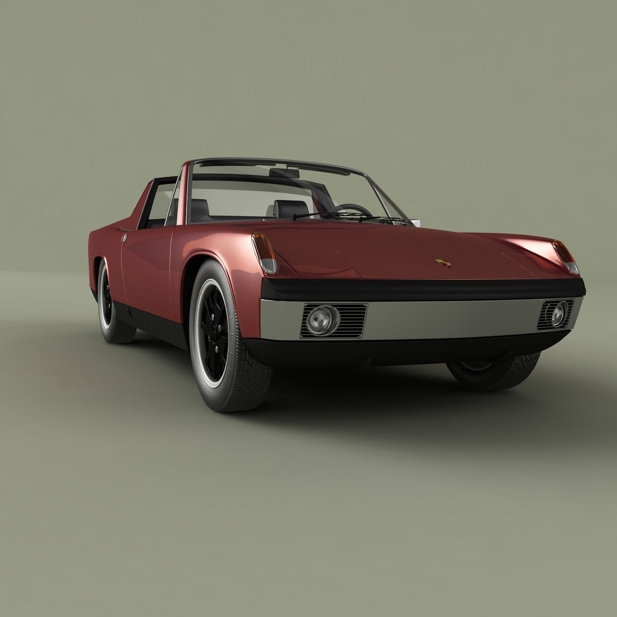 Porsche 914 Pickup 3D model_9