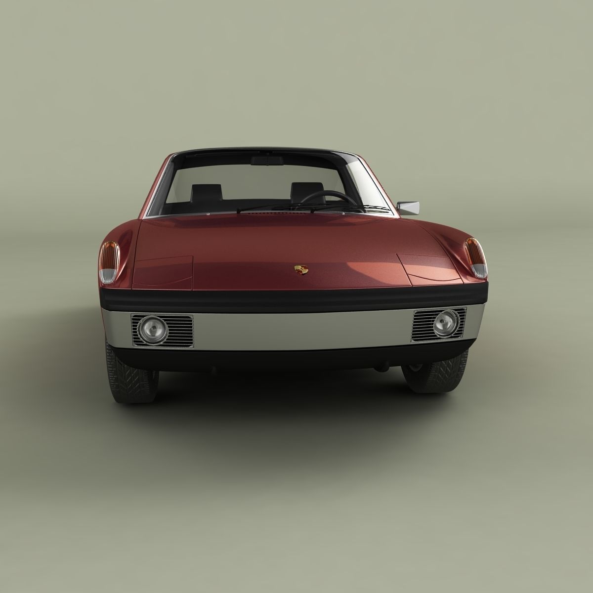 Porsche 914 Pickup 3D model_4