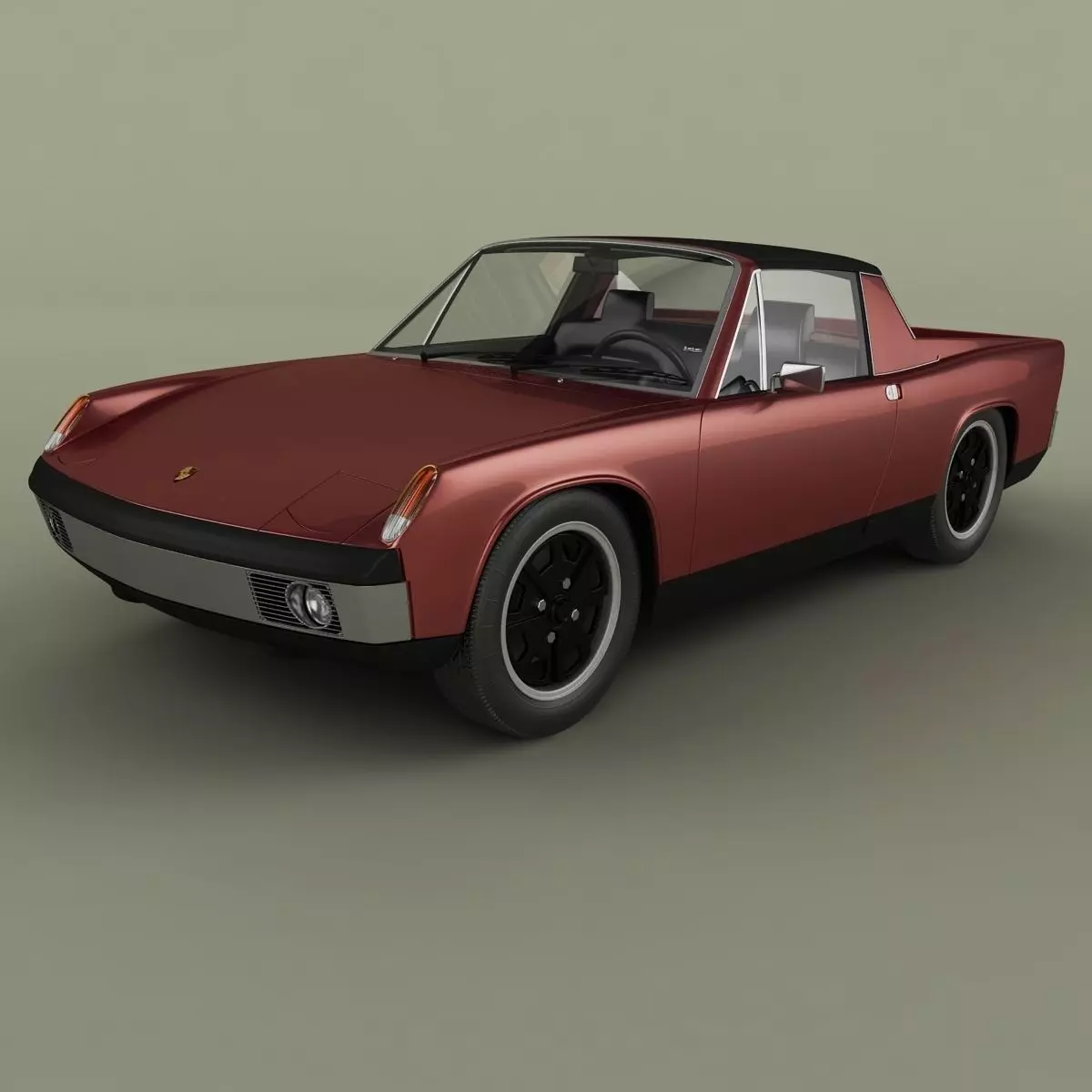 Porsche 914 Pickup 3D model_0