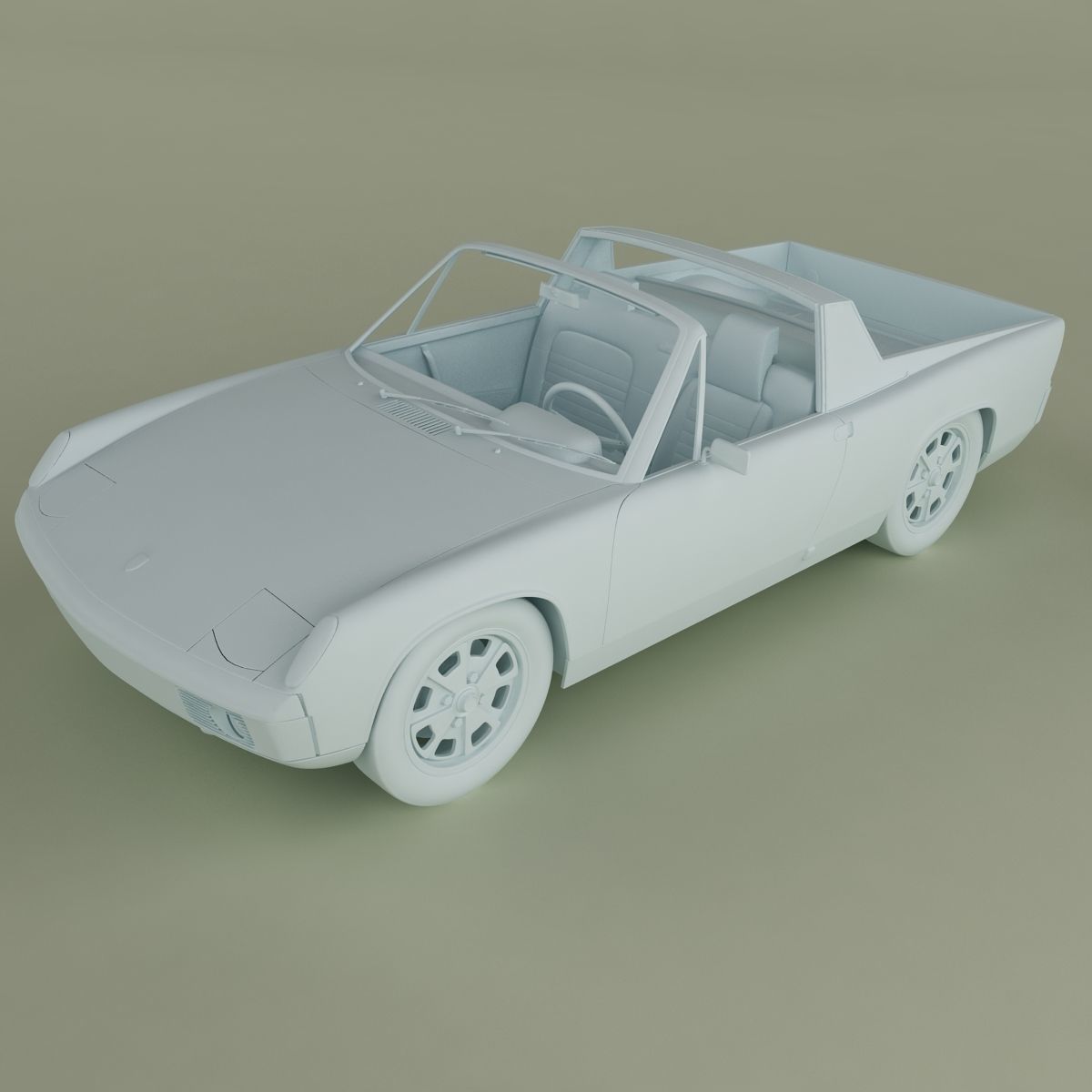 Porsche 914 Pickup 3D model_10