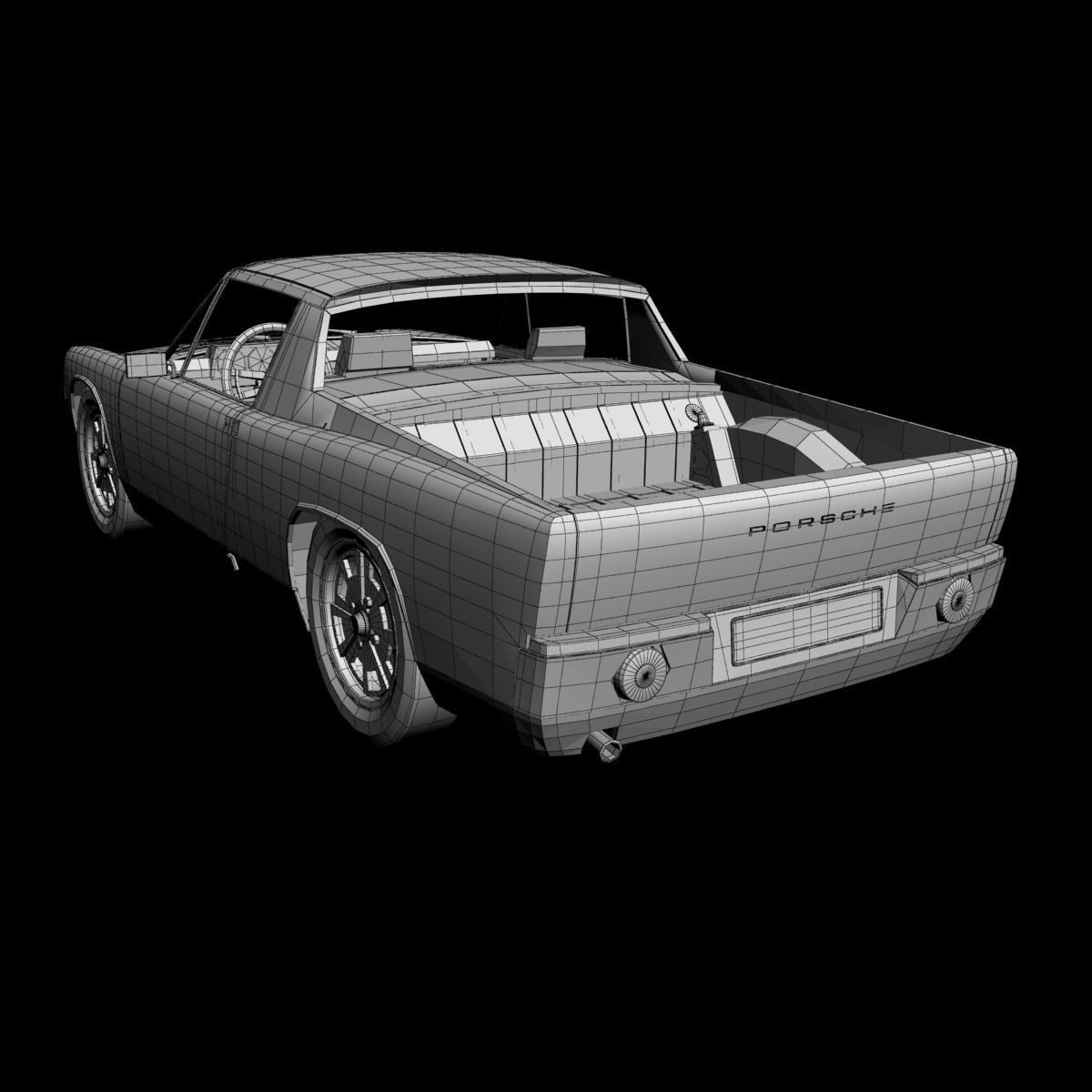 Porsche 914 Pickup 3D model_15