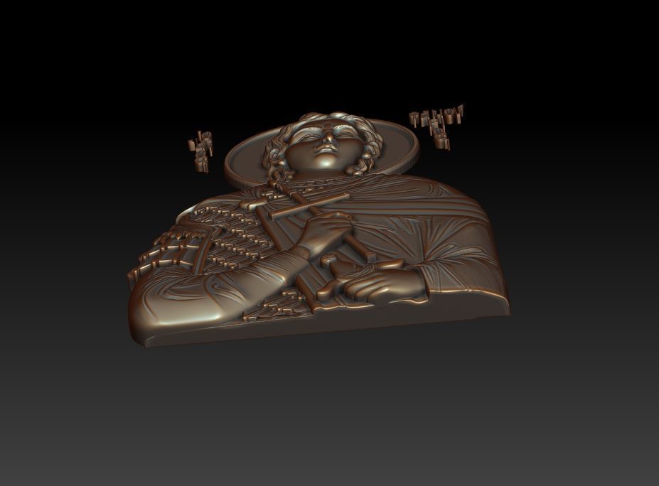 Saint Fanourios 3d model 3D model_5