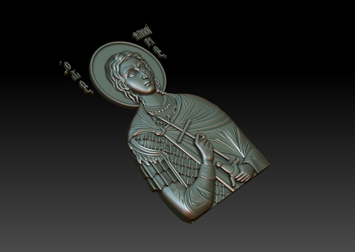 Saint Fanourios 3d model 3D model_9
