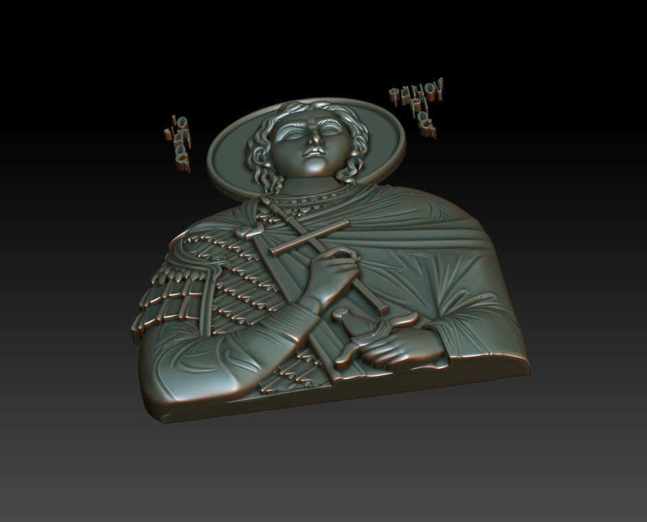 Saint Fanourios 3d model 3D model_8