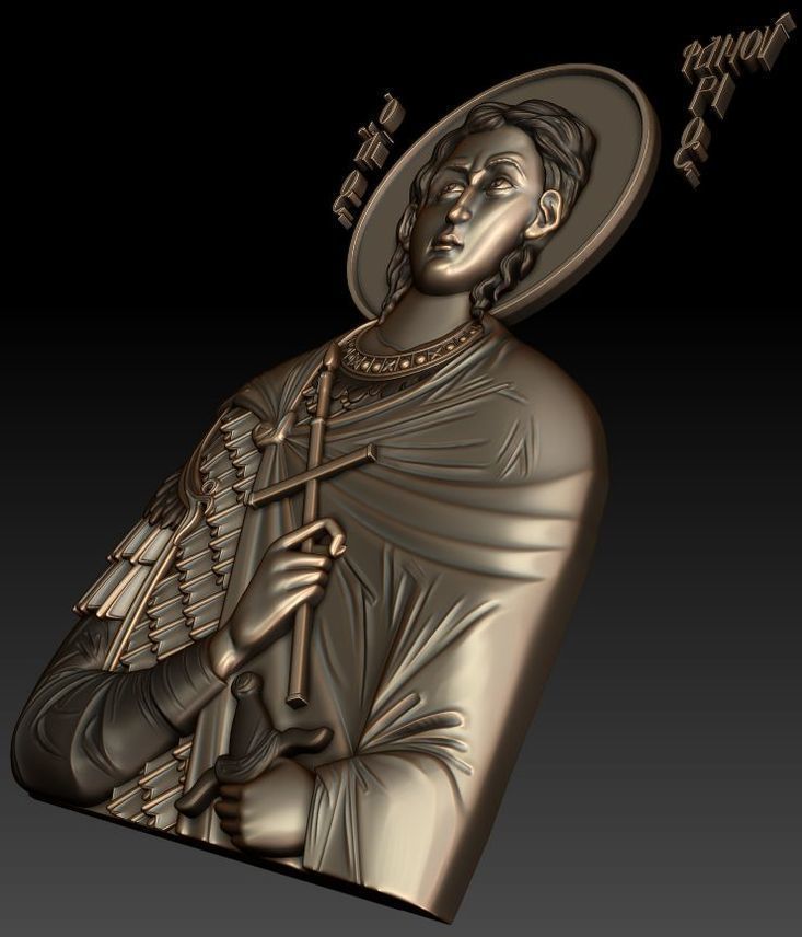 Saint Fanourios 3d model 3D model_3
