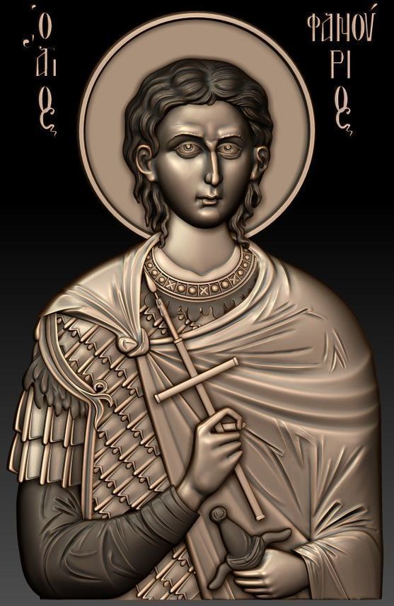Saint Fanourios 3d model 3D model_1