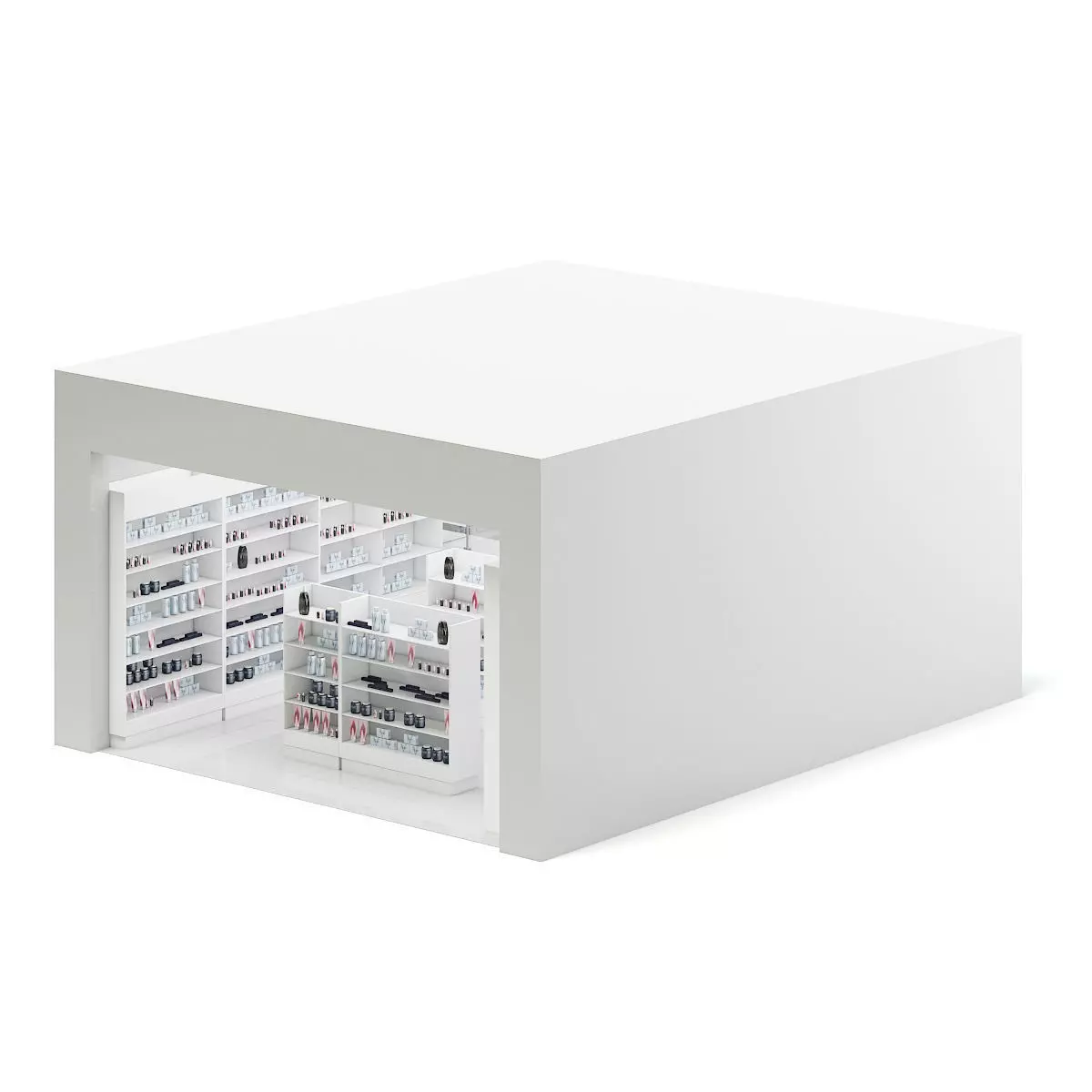 Cometics Store 3D Model 3D model_0