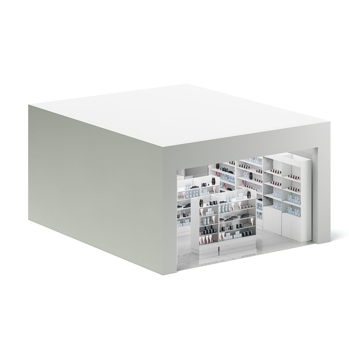 Cometics Store 3D Model 3D model_2