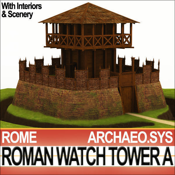 Ancient Rome Forts Fortresses Towers Collection _1