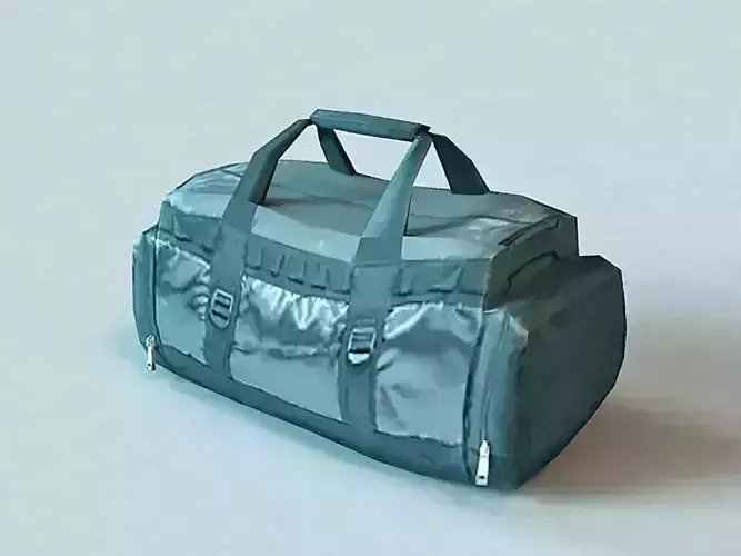 Bag Low poly duffel Low-poly 3D model