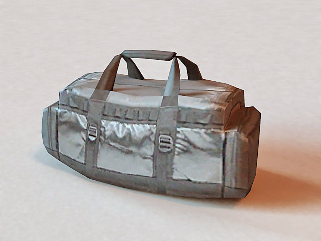 Bag Low poly duffel Low-poly 3D model_1