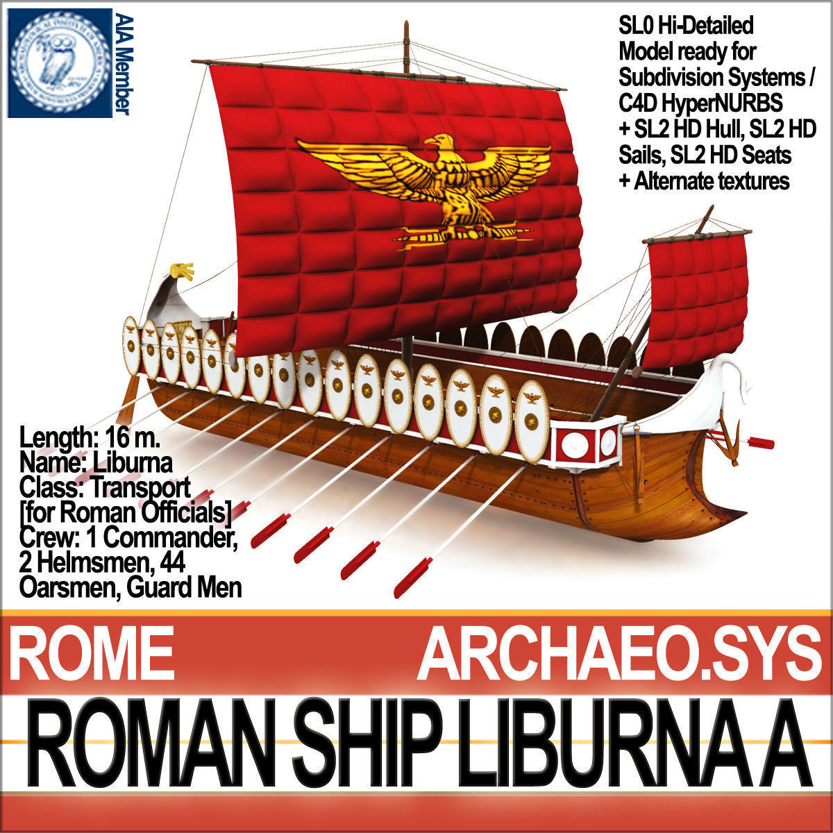 Ancient Rome Ships Boats Collection _1