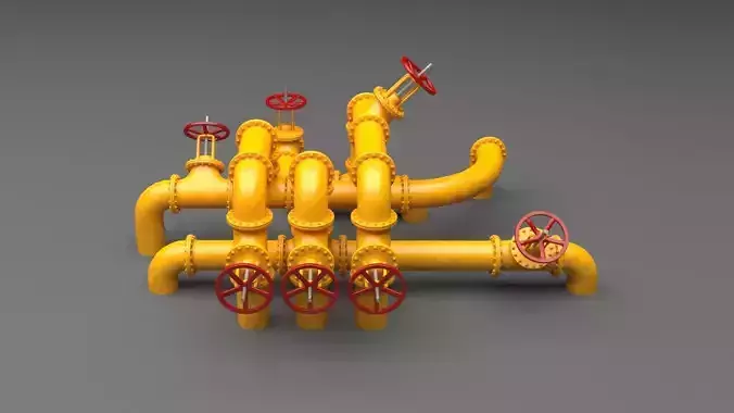 PBR Industrial Pipes Large