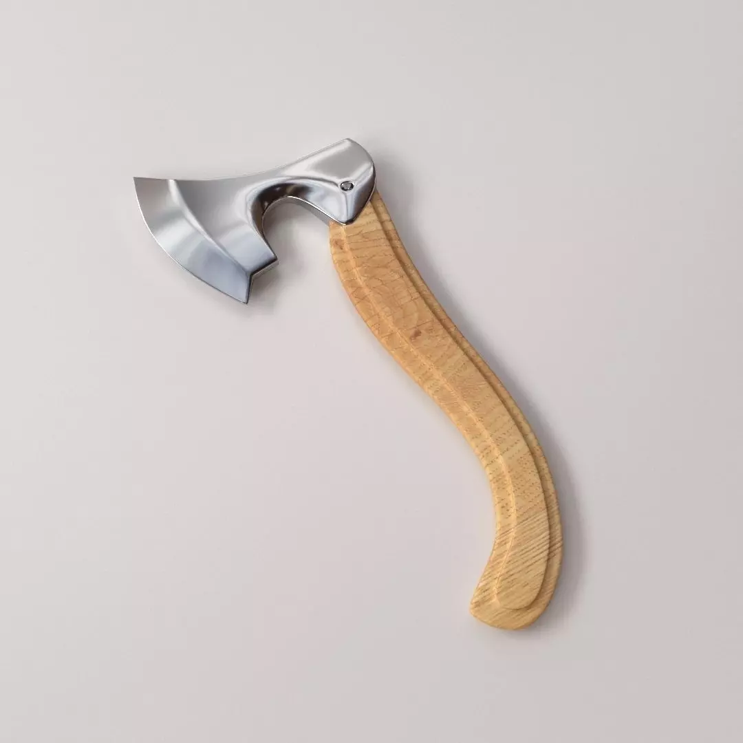 Battle Axe 3D model_0