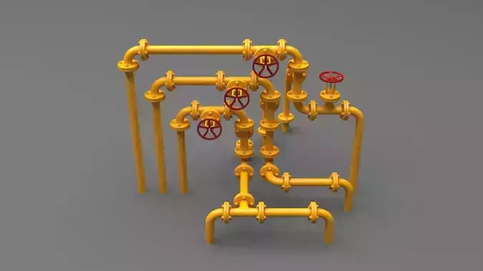 PBR Industrial Pipes Small