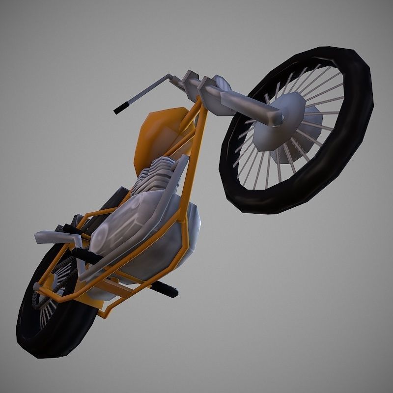 Chopperland Cartoon Low-poly 3D model_4