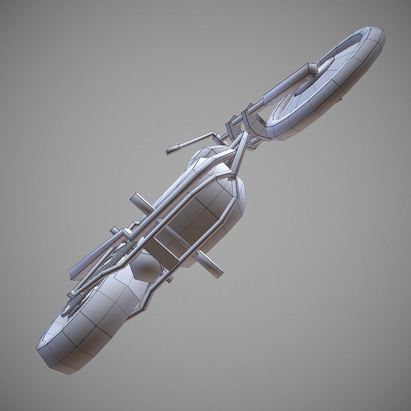 Chopperland Cartoon Low-poly 3D model_13