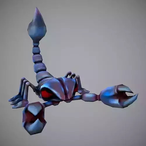 Scorpion Cartoon Low-poly 3D model