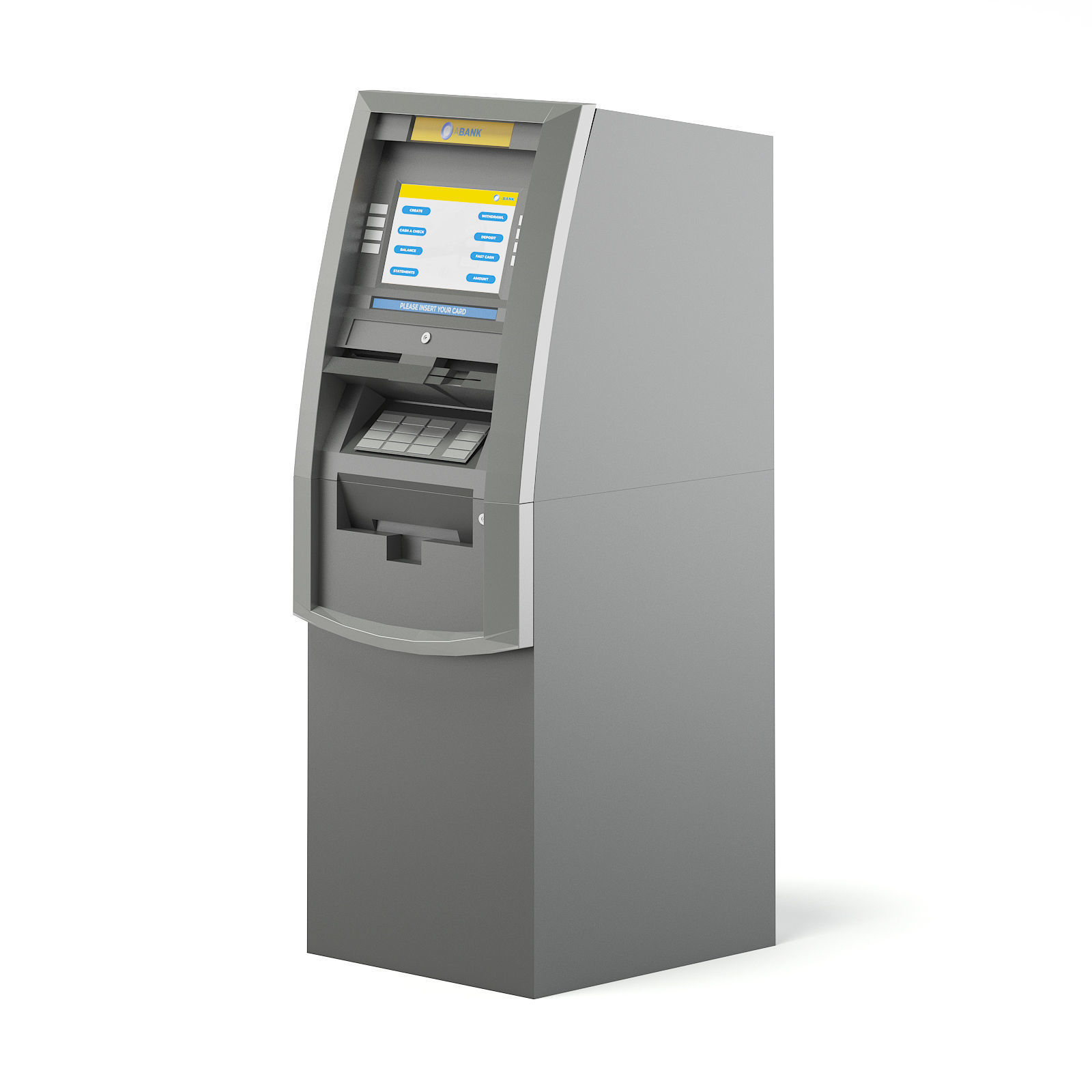 ATM 3D Model machine 3D model_2