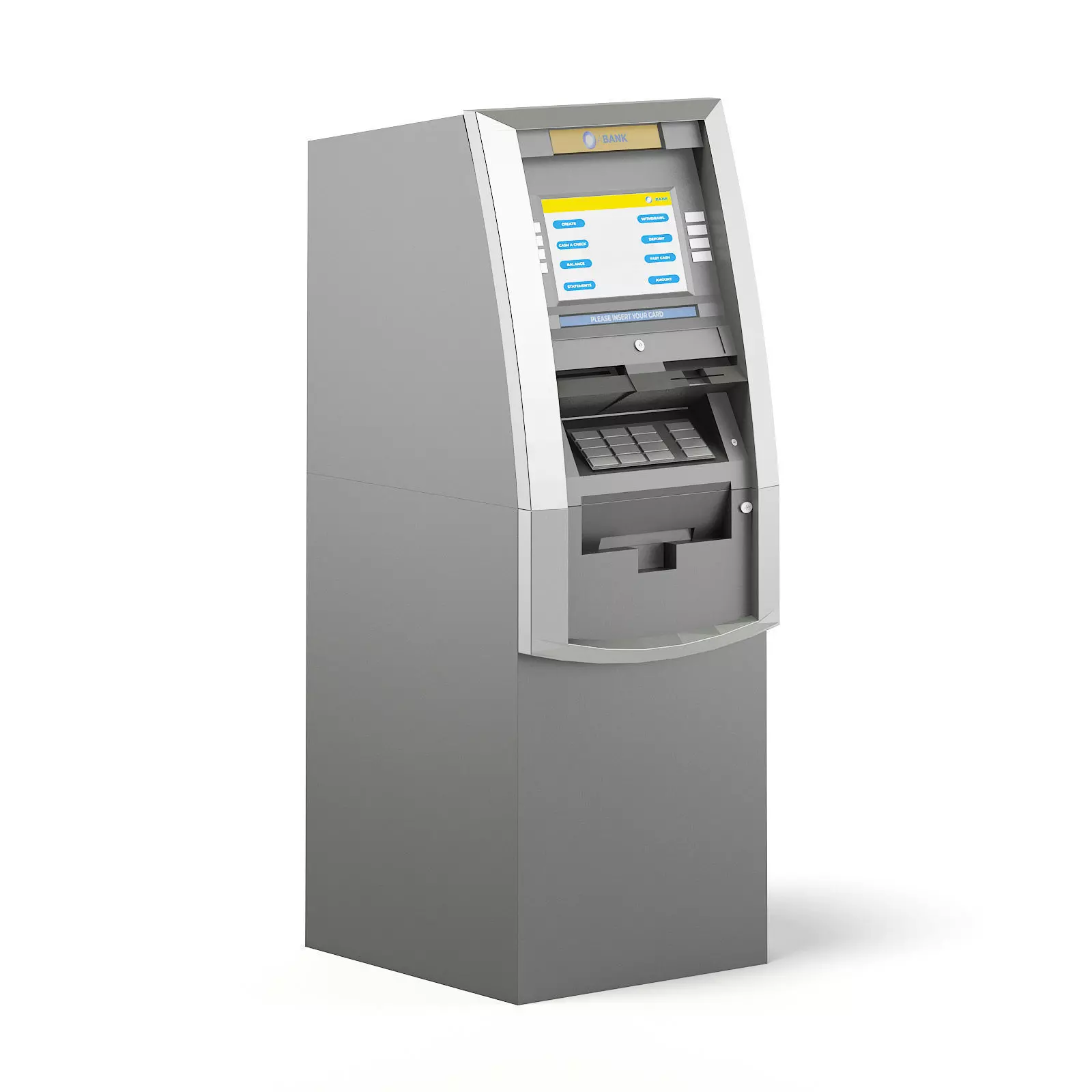 ATM 3D Model machine 3D model_0