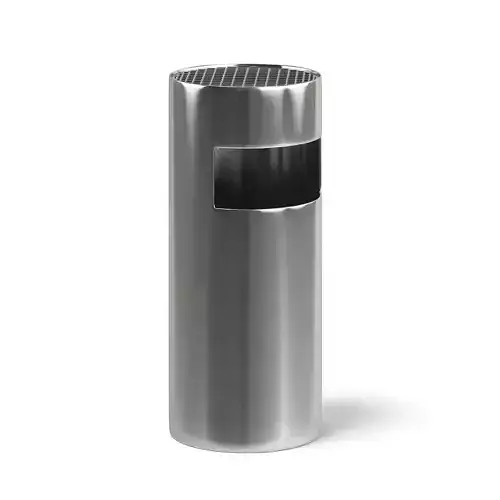 Metal Recycle Bin 3D Model