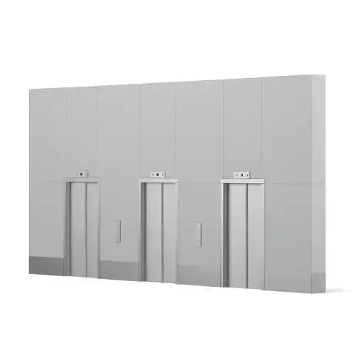 Elevator Doors 3D Model