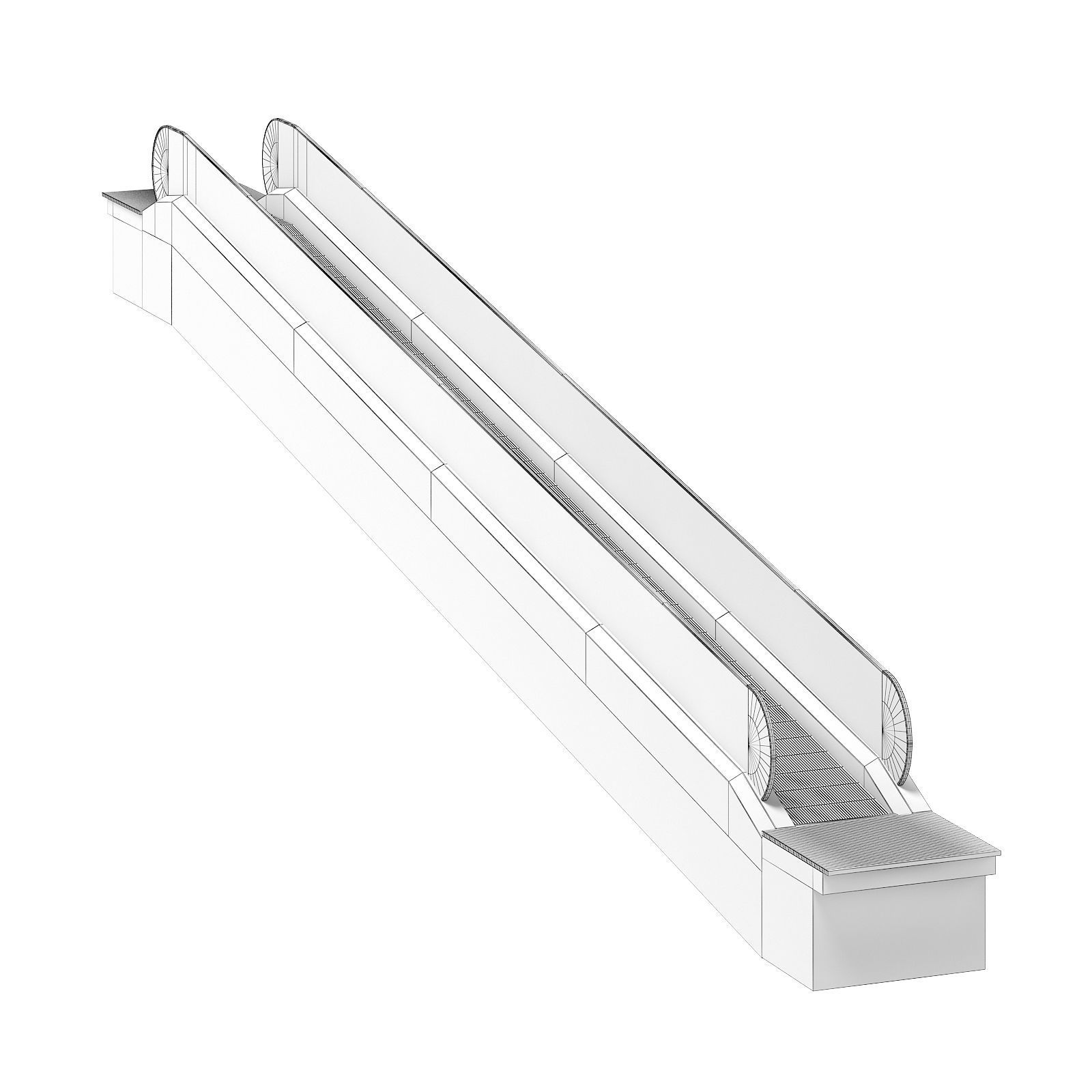 Moving Walkway 3D Model 3D model_3