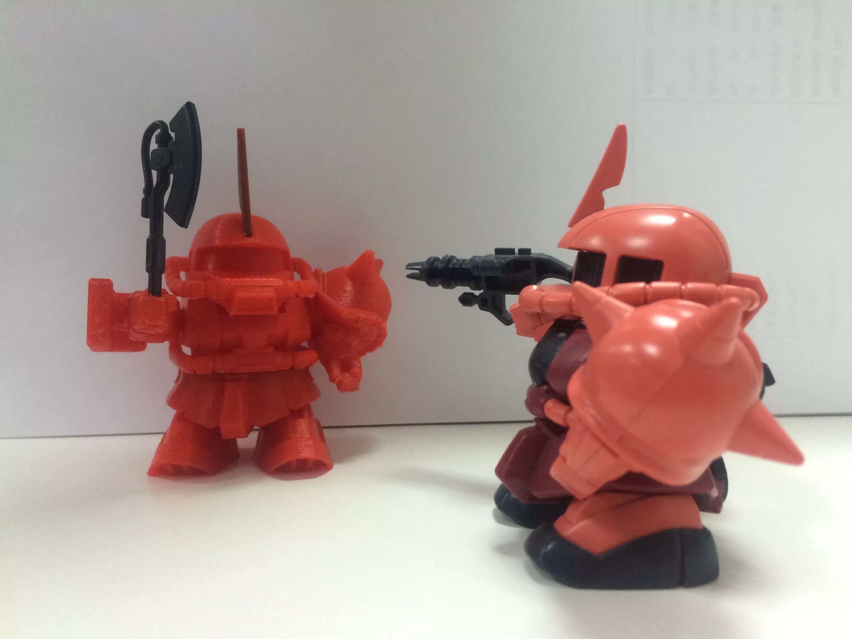 Zaku Q version Mobile Suit Free 3D print model