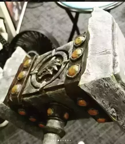 Doomhammer World of Warcraft 3D print mode 3D print model