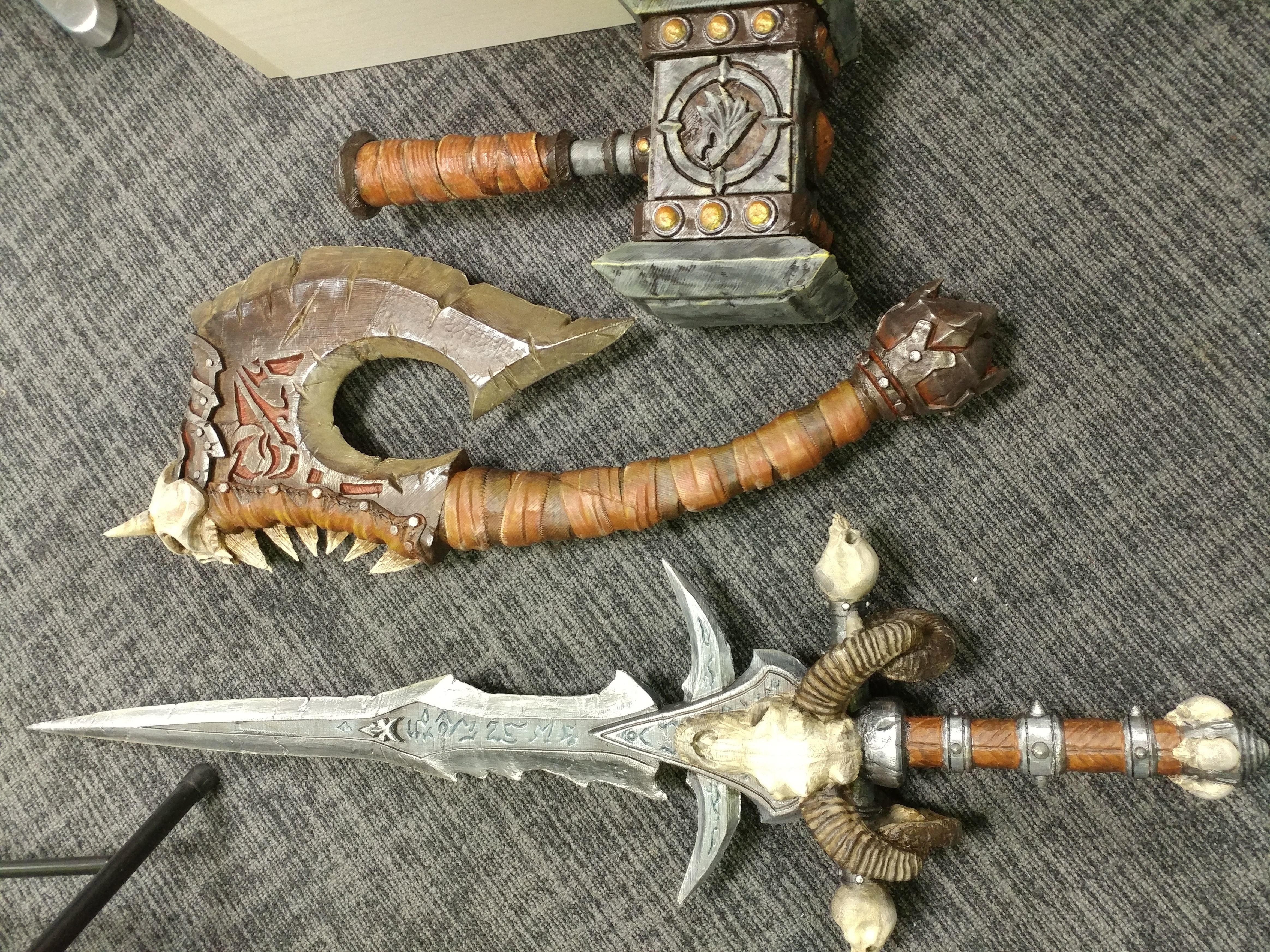 Frostmourne  GORHAUL doomheamer 3weapon World of Warcraft 3D print model_6