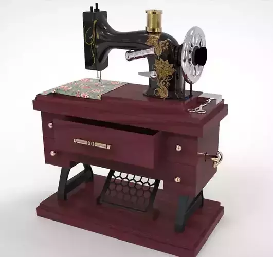 musical sawing machine 3D model