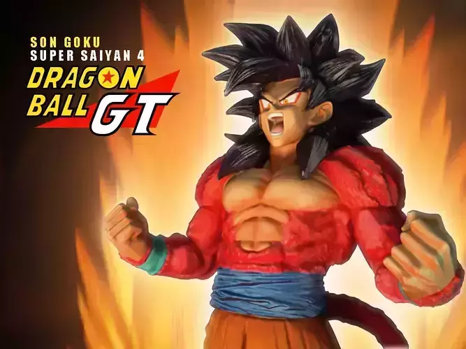 SUPER SAIYAN 4 SON GOKU 3D model
