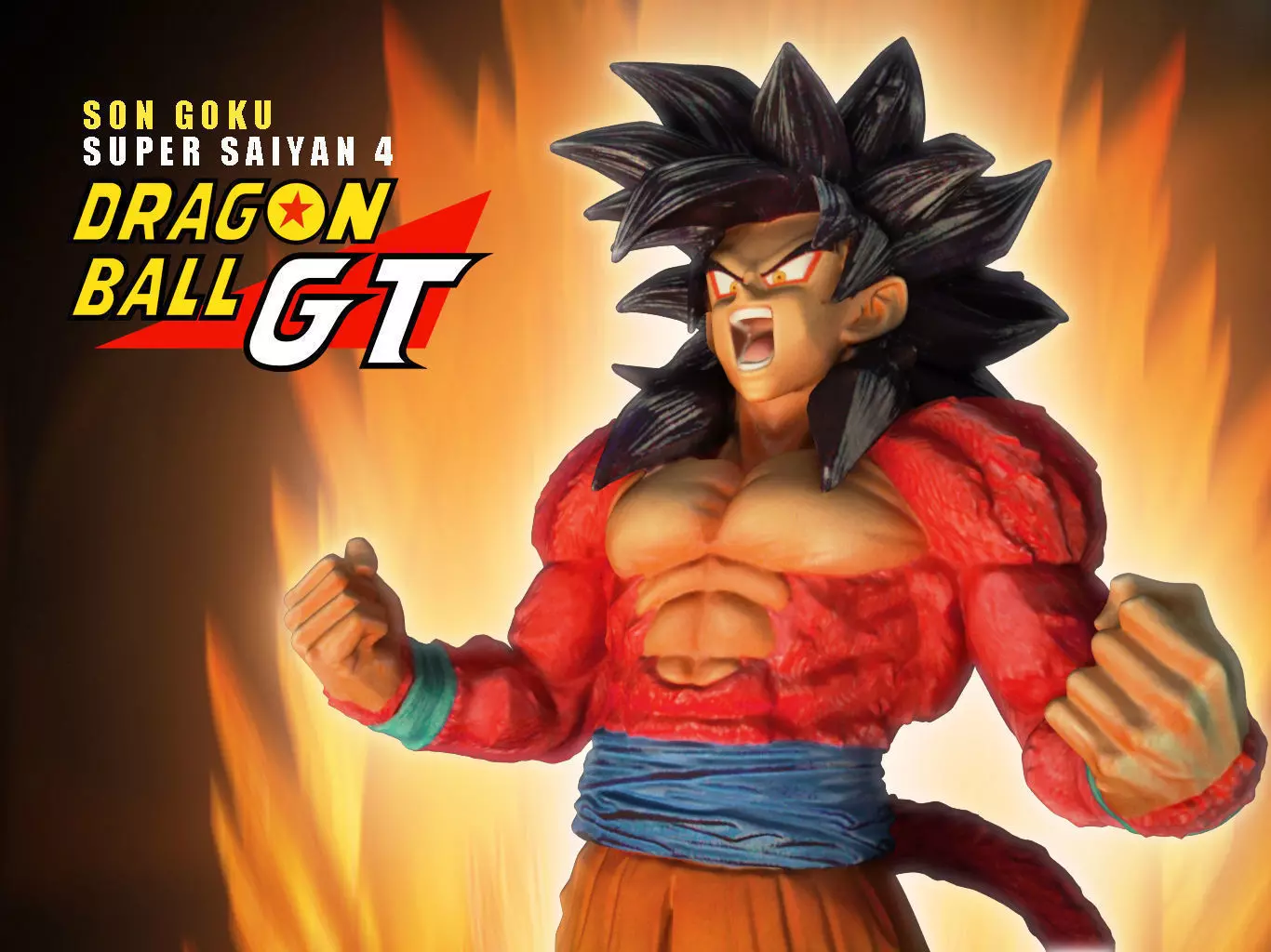 SUPER SAIYAN 4 SON GOKU 3D model_0