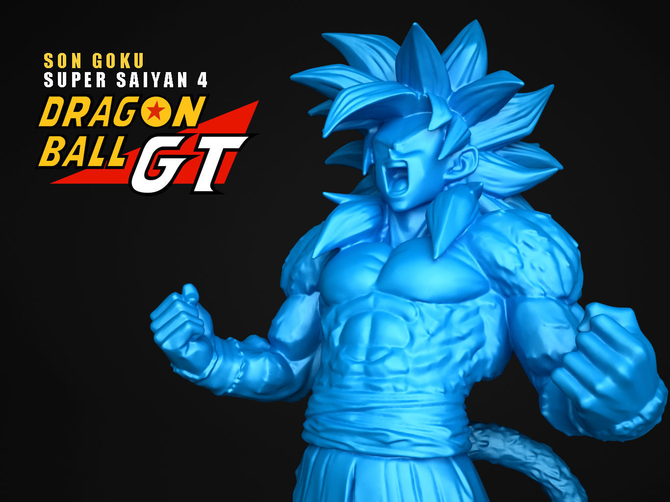 SUPER SAIYAN 4 SON GOKU 3D model_1