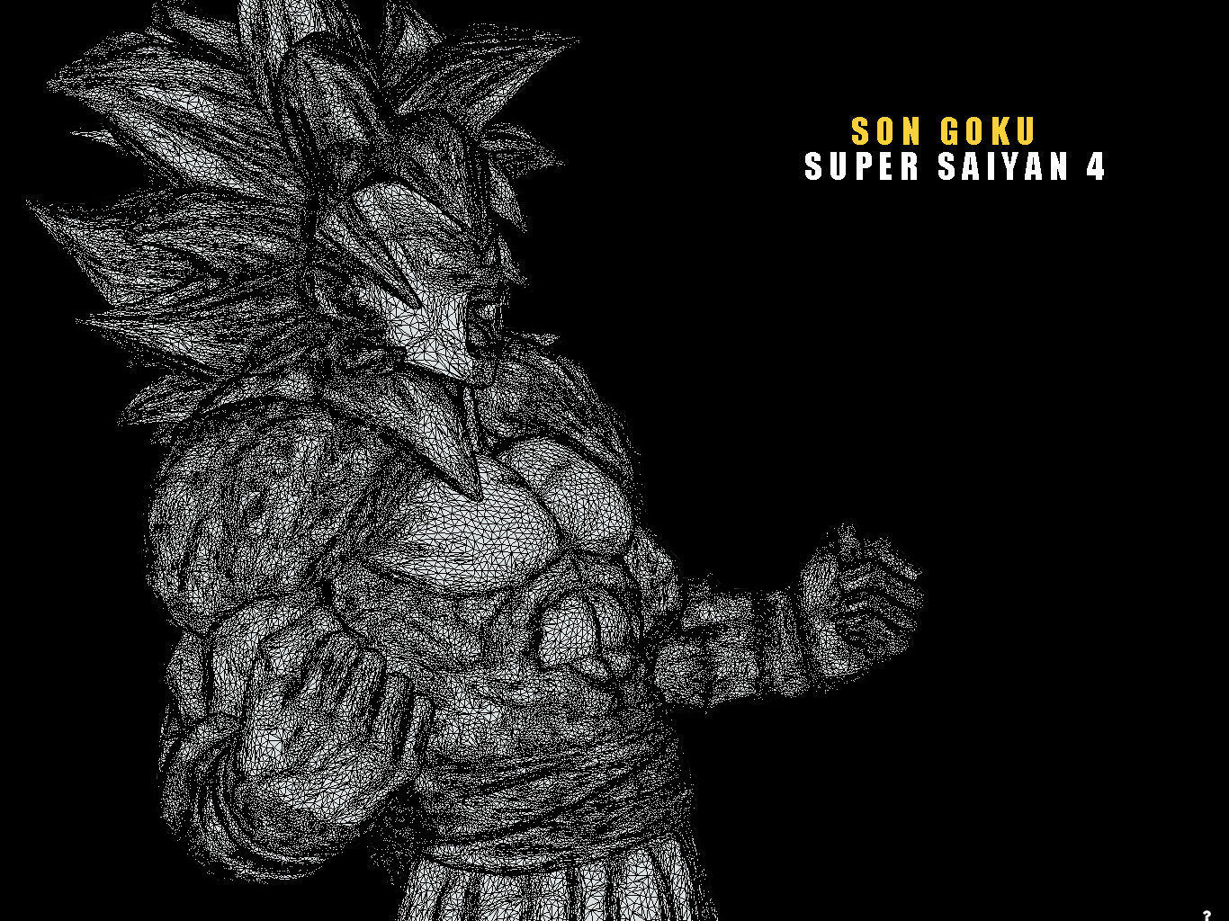 SUPER SAIYAN 4 SON GOKU 3D model_19