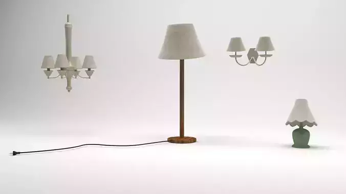 Lamp cartoon