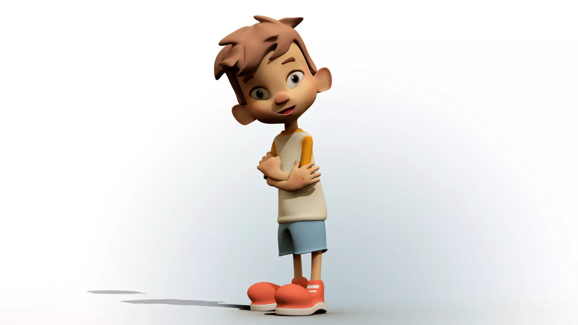 Cartoon boy 3D model