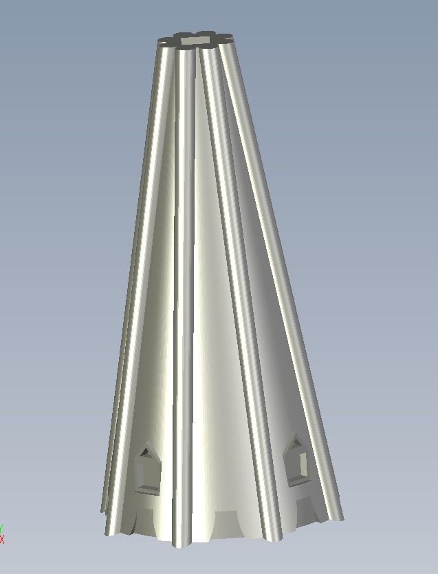 Spasskaya tower of Moscow Kremlin 3D model_17