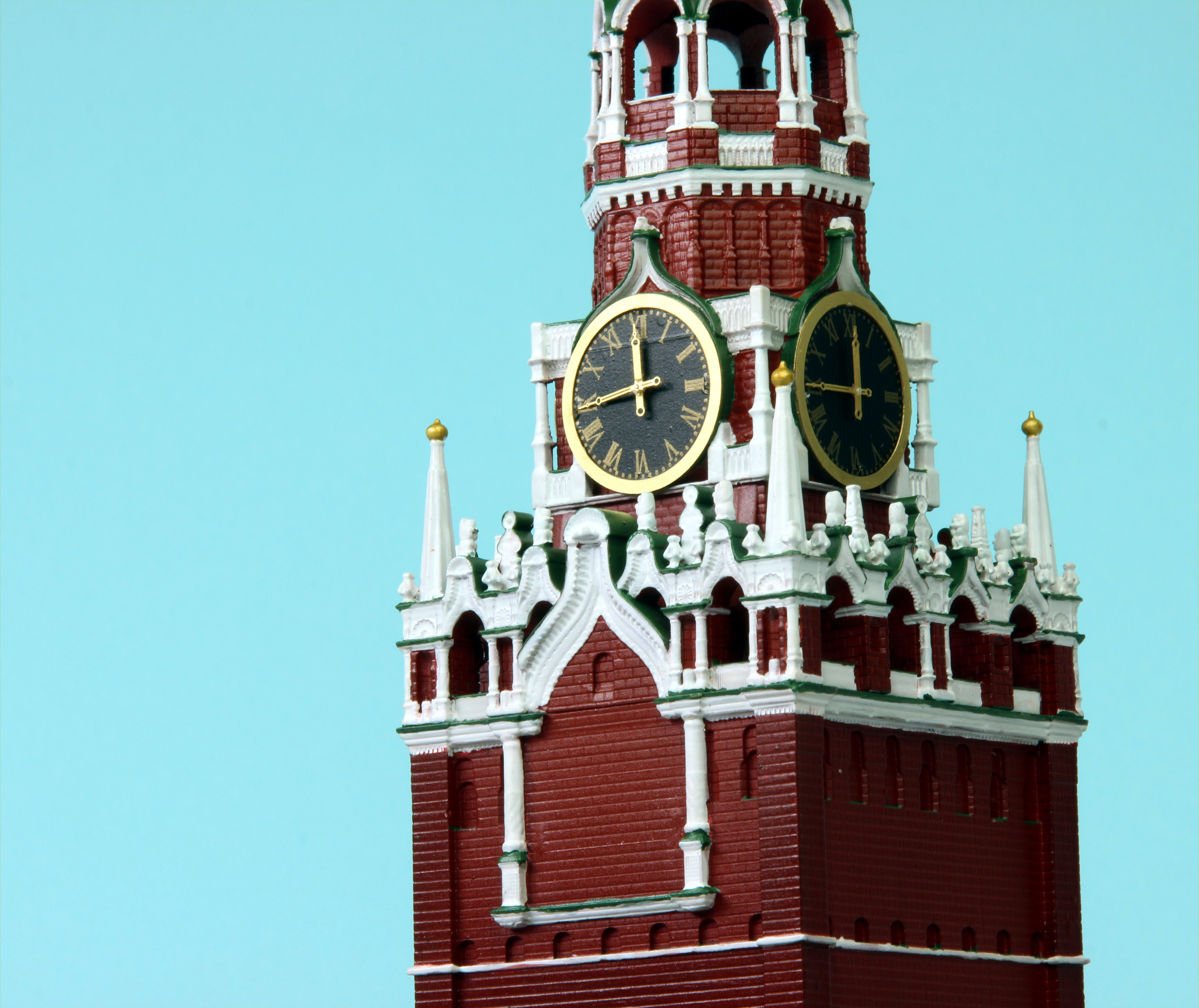 Spasskaya tower of Moscow Kremlin 3D model_13