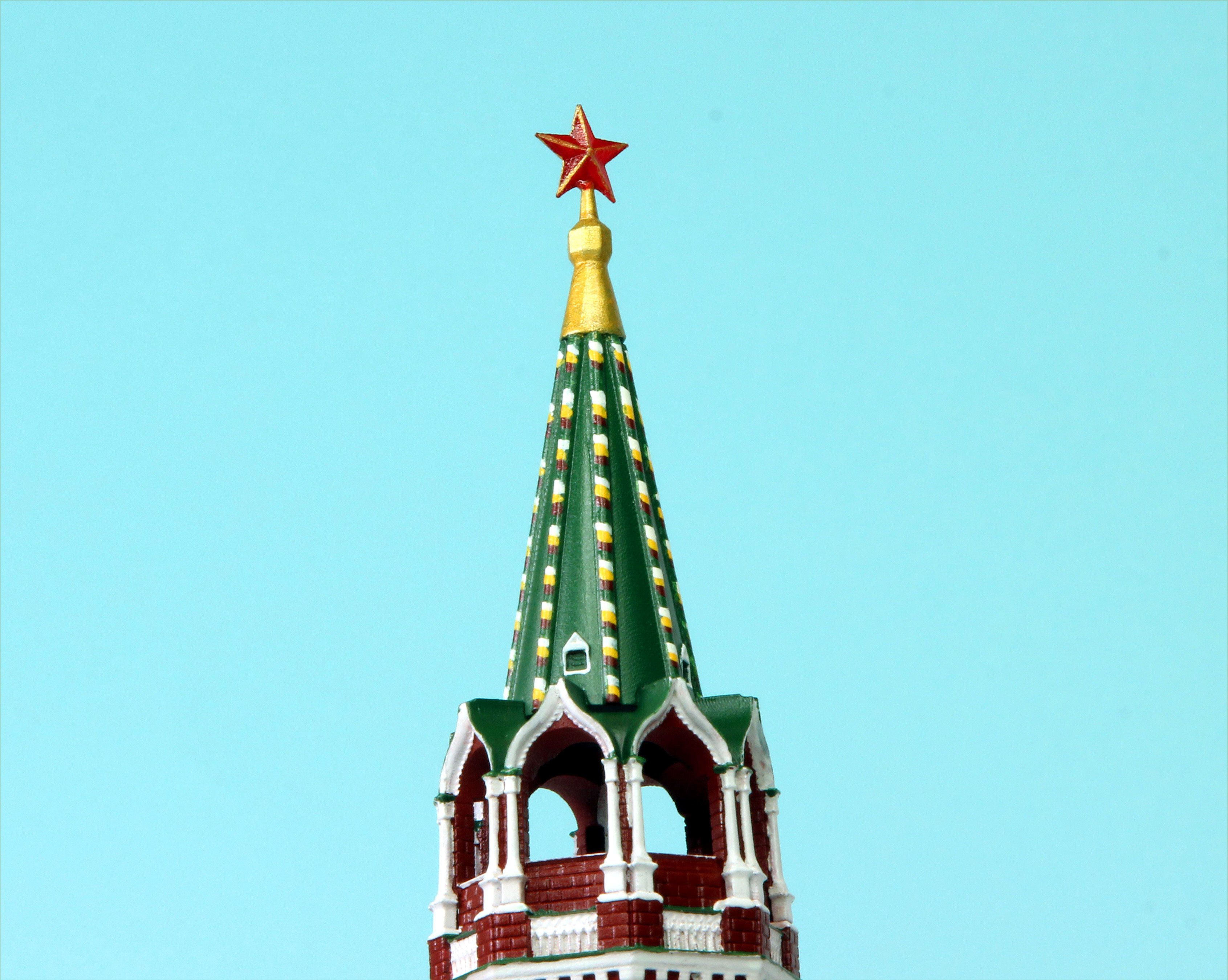 Spasskaya tower of Moscow Kremlin 3D model_3