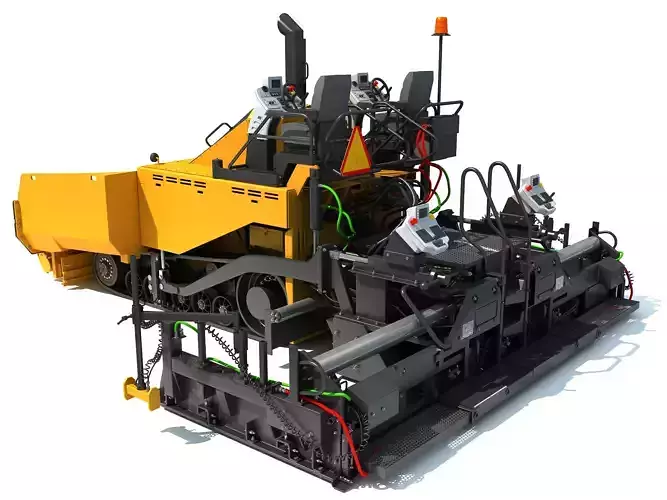 Asphalt Paver 3D model
