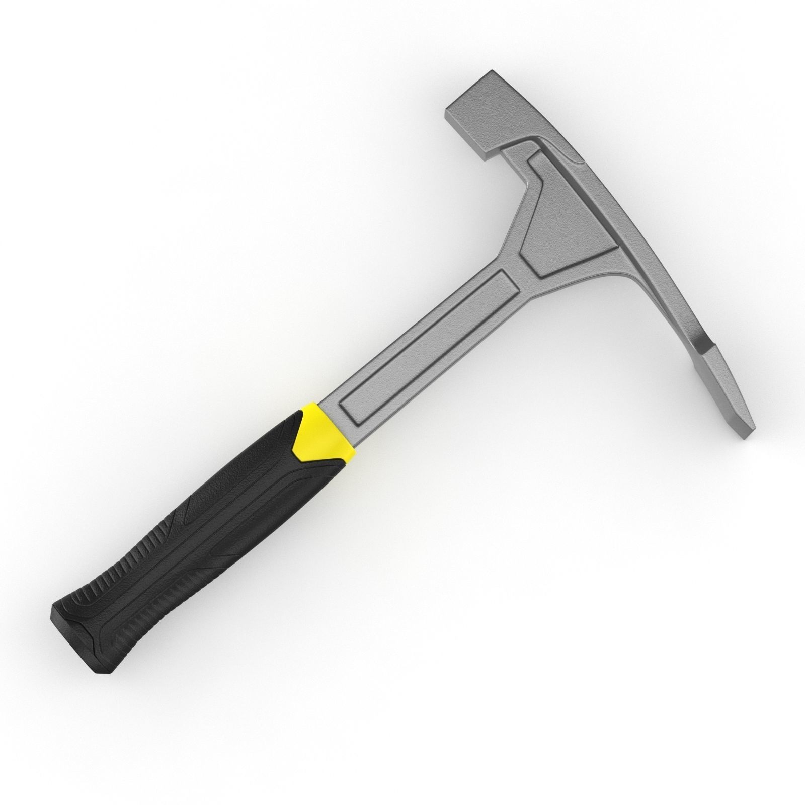 Bricklayer Hammer 3D model_2