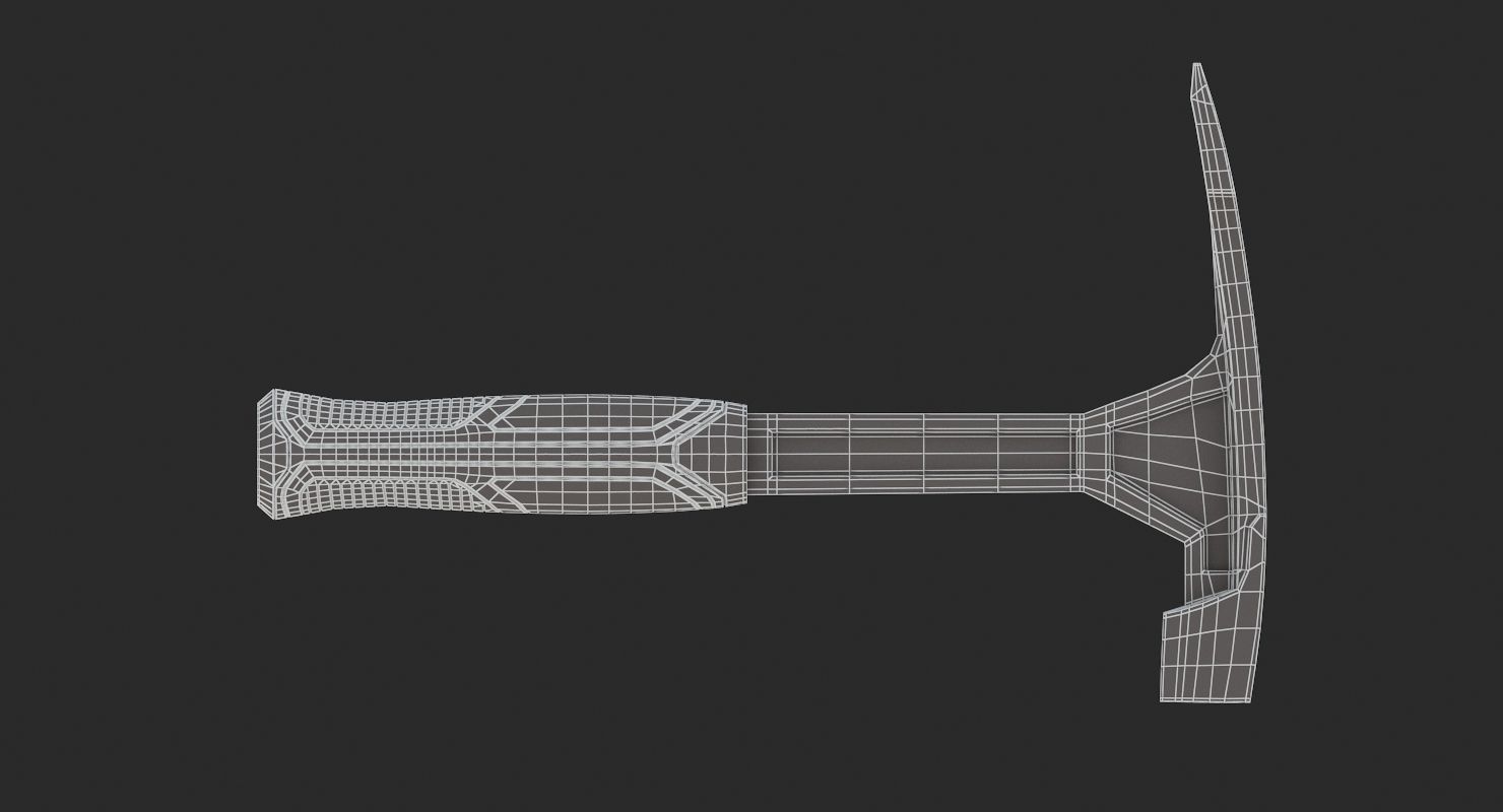 Bricklayer Hammer 3D model_8