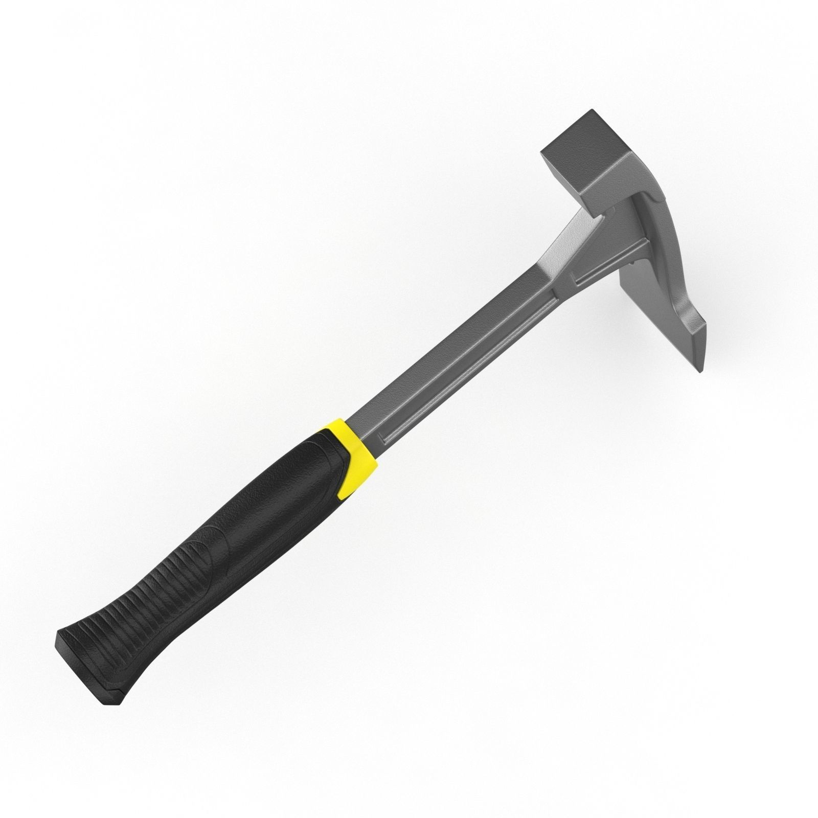 Bricklayer Hammer 3D model_4