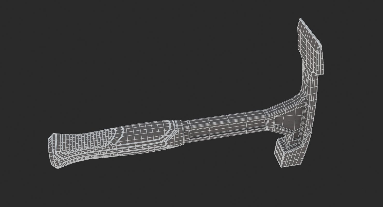 Bricklayer Hammer 3D model_10