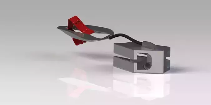 Zipper metal device with handle