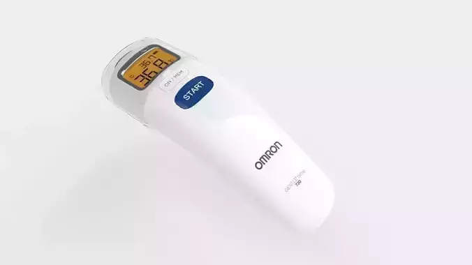 Omron thermometer 720 3d model 3D model