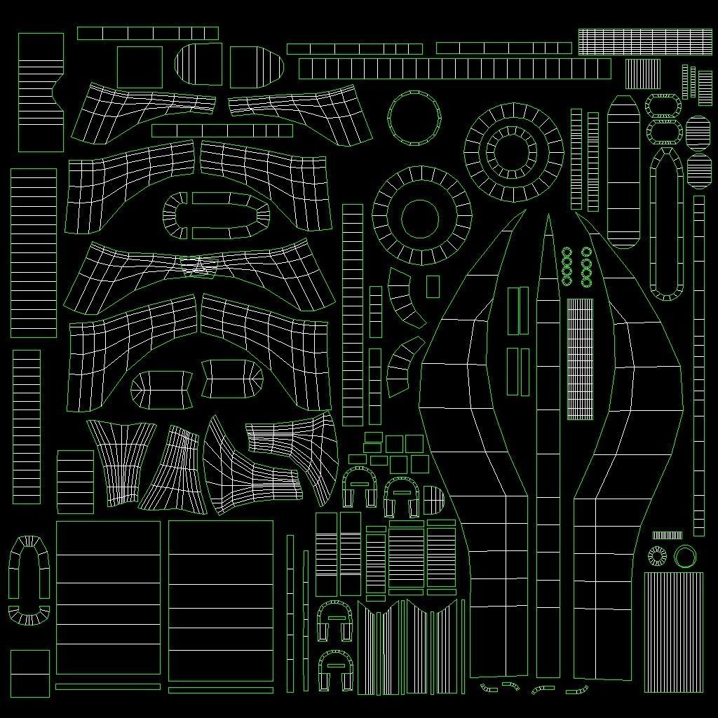 Sword egyptian Low-poly 3D model_3