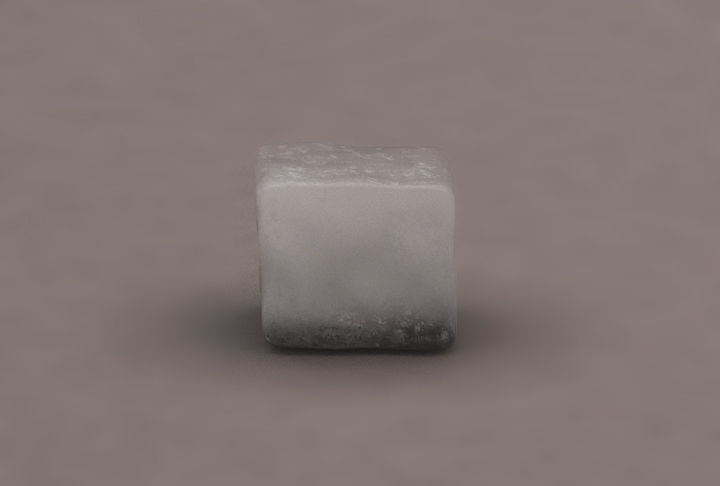 ICE CUBES Low-poly 3D model_10