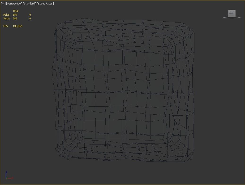ICE CUBES Low-poly 3D model_5